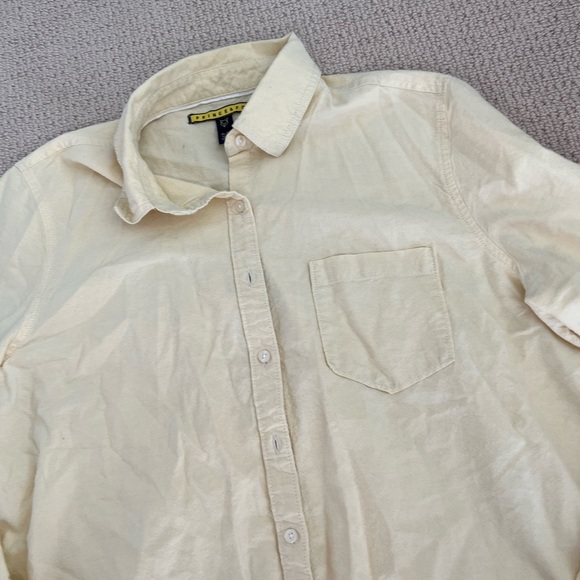 Pale Yellow Button Down - Picture 3 of 3